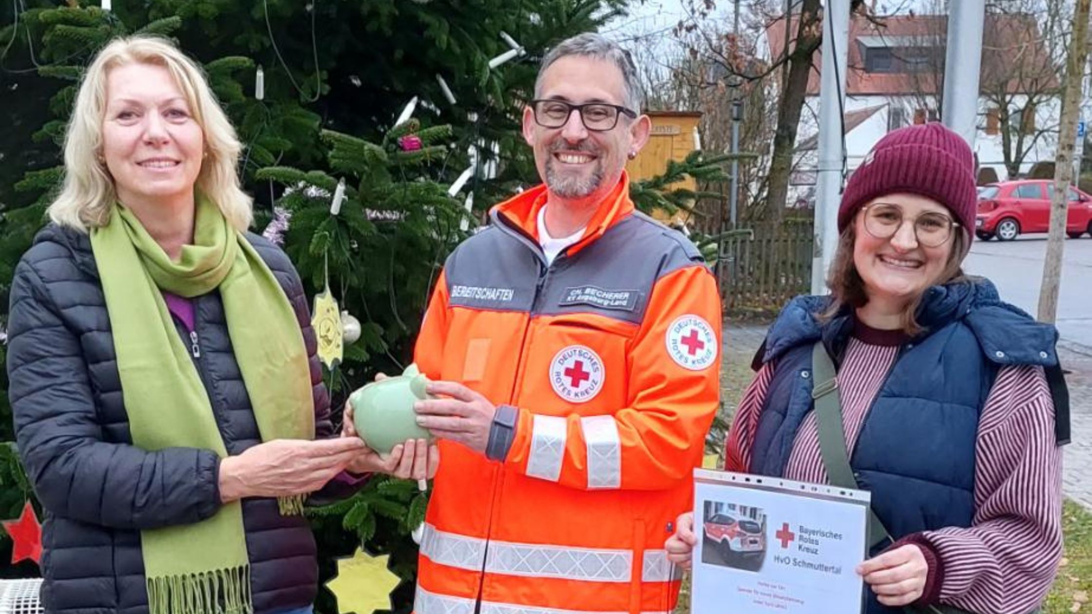 Spenden an Helfer vor Ort Schmuttertal