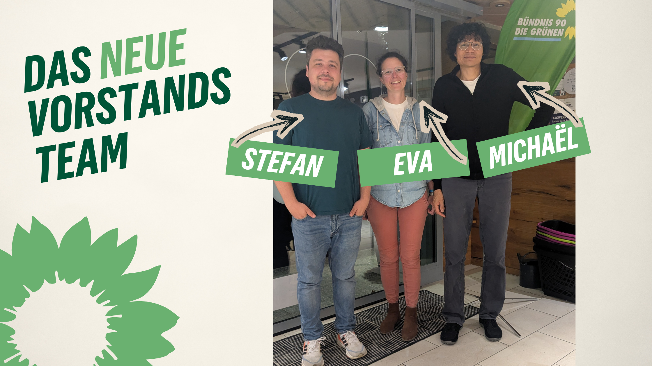 Neues Vorstandsteam Grüne Diedorf