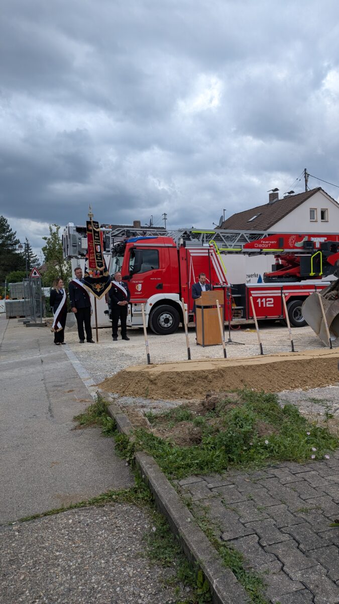 Spatenstich Feuerwehrhaus Diedorf