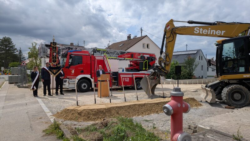 Spatenstich Feuerwehrhaus Diedorf